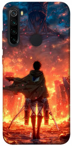 Чохол Attack on titan eren для Xiaomi Redmi Note 8 2021