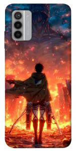 Чохол Attack on titan eren для Nokia G42