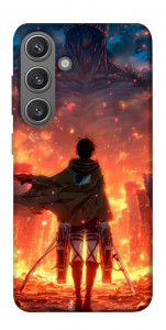 Чохол Attack on titan eren для Galaxy S24