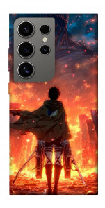 Чохол Attack on titan eren для Galaxy S24 Ultra