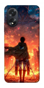 Чохол Attack on titan eren для Oppo A18