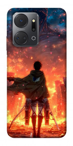 Чохол Attack on titan eren для Huawei Honor X7a
