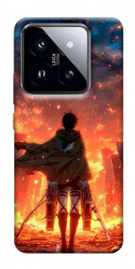 Чохол Attack on titan eren для Xiaomi 14 Pro