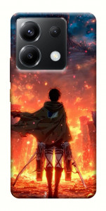 Чохол Attack on titan eren для Xiaomi Poco X6