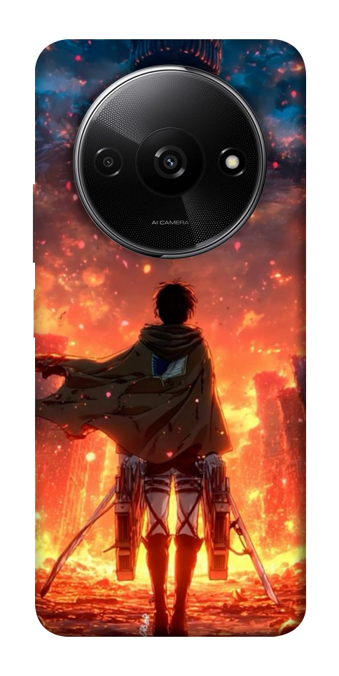 Чохол Attack on titan eren для Xiaomi Redmi A3