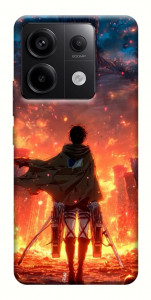 Чохол Attack on titan eren для Xiaomi Redmi Note 13 Pro 4G