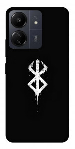 Чехол Berserk logo для Xiaomi Redmi 13C