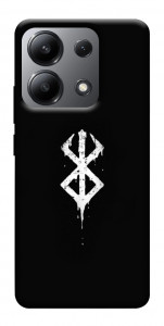 Чохол Berserk logo для Xiaomi Redmi Note 13 4G