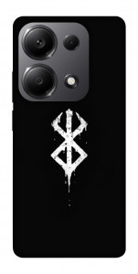Чехол Berserk logo для Xiaomi Redmi Note 13 Pro 5G