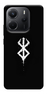 Чехол Berserk logo для Xiaomi Redmi Note 14 4G (Europe version)