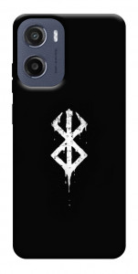 Чехол Berserk logo для Motorola Moto E15