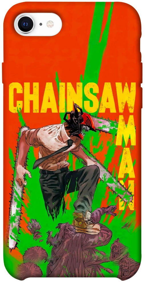 Чехол Chainsaw man для iPhone SE (2020)