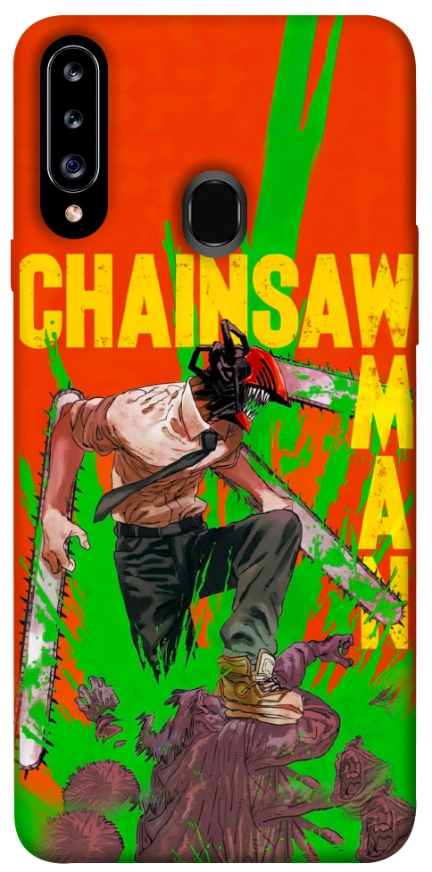 Чехол Chainsaw man для Galaxy A20s (2019)