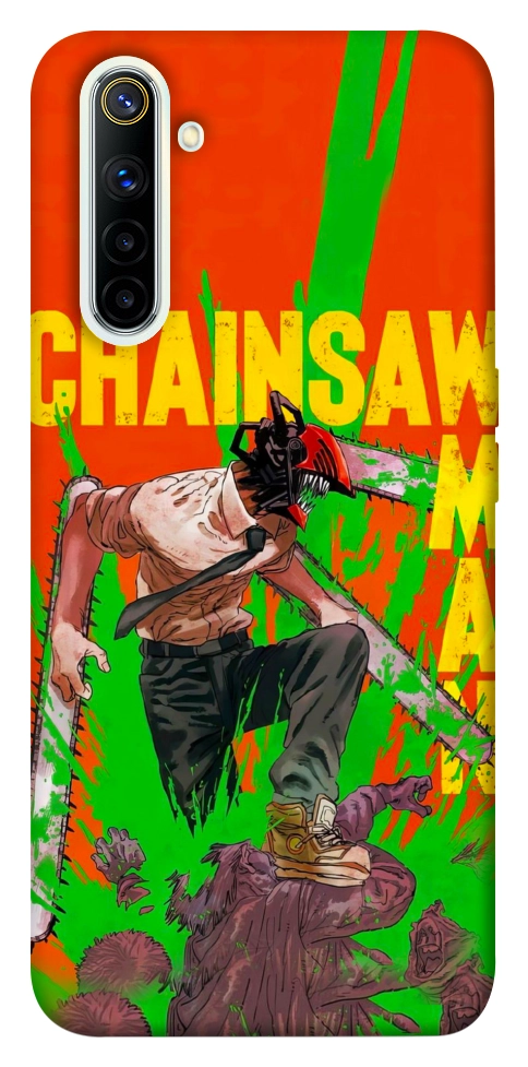 Чехол Chainsaw man для Realme 6