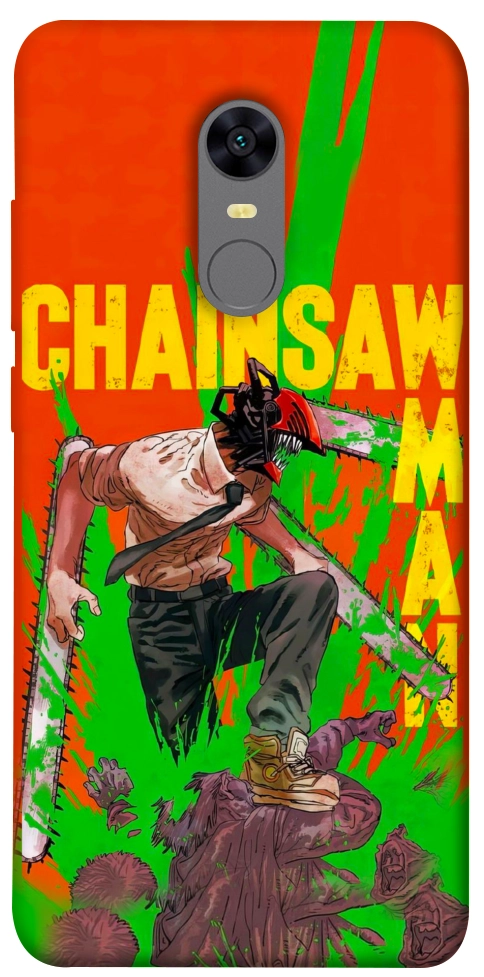 Чохол Chainsaw man для Xiaomi Redmi Note 5 (Single Camera)
