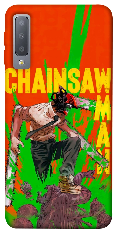 Чехол Chainsaw man для Galaxy A7 (2018)
