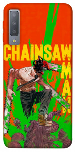 Чохол Chainsaw man для Galaxy A7 (2018)