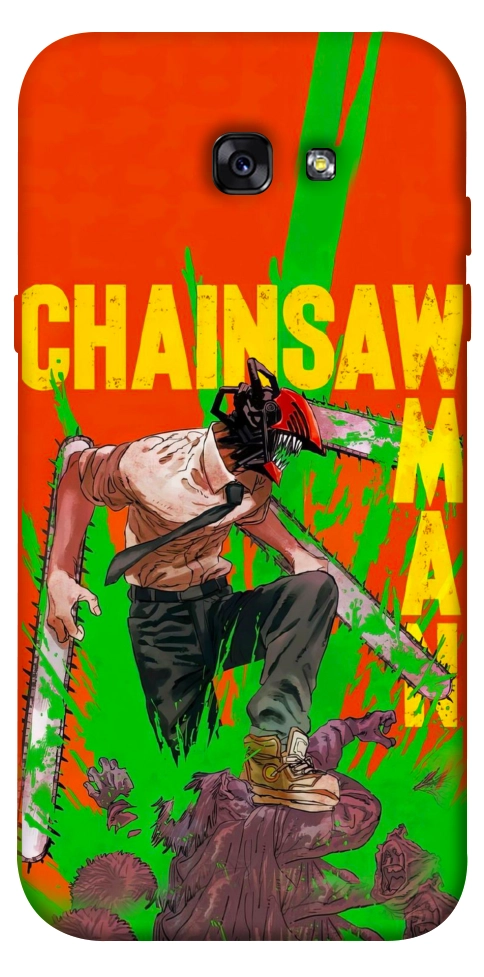 Чехол Chainsaw man для Galaxy A7 (2017)
