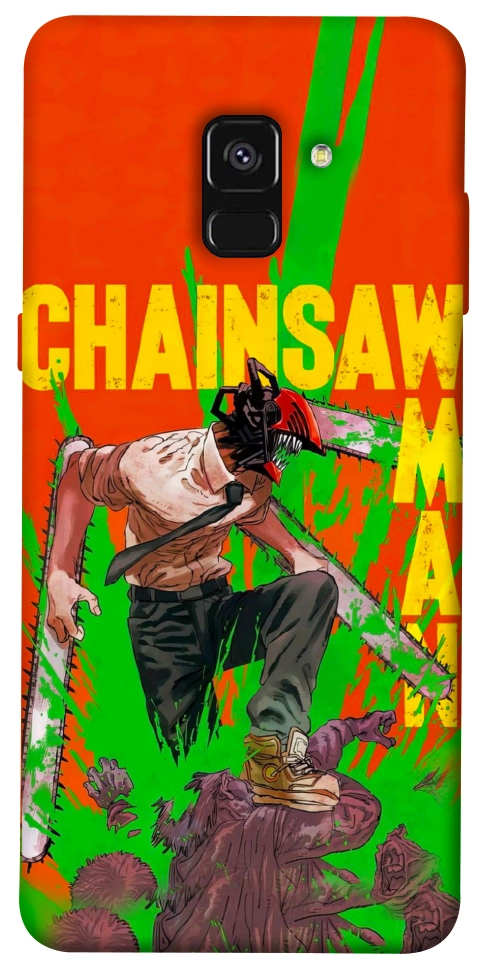 Чохол Chainsaw man для Galaxy A8 (2018)