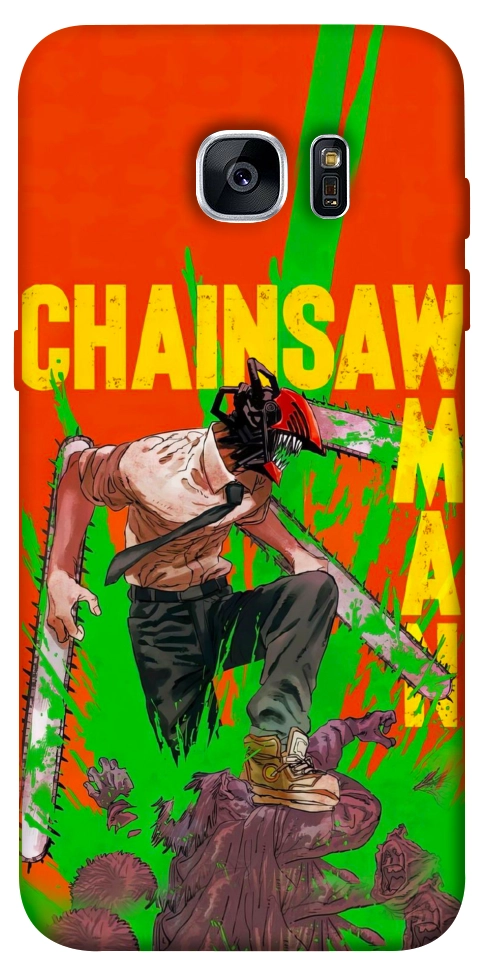 Чехол Chainsaw man для Galaxy S7 Edge