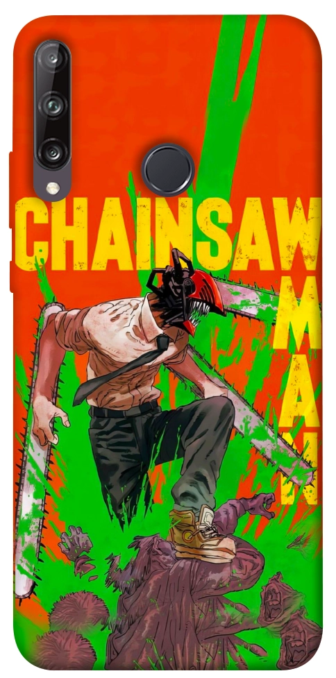 Чохол Chainsaw man для Huawei P40 Lite E