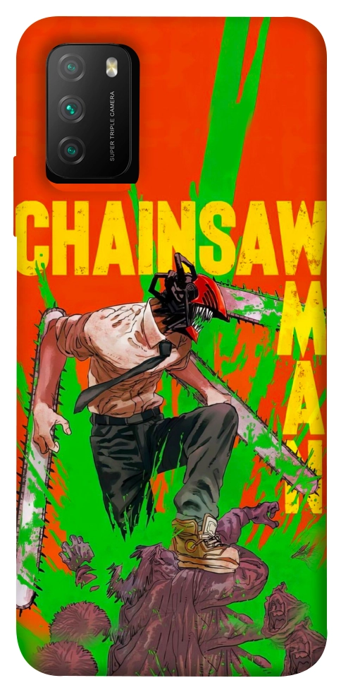 Чехол Chainsaw man для Xiaomi Poco M3