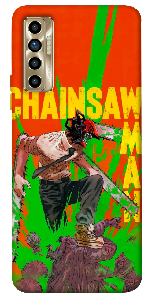 Чехол Chainsaw man для TECNO Camon 17P