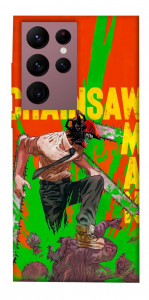 Чехол Chainsaw man для Galaxy S22 Ultra