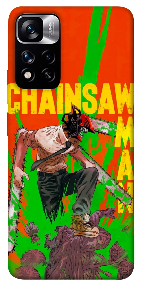 Чехол Chainsaw man для Xiaomi Redmi Note 11 5G