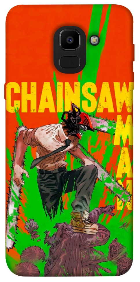 Чехол Chainsaw man для Galaxy J6 (2018)
