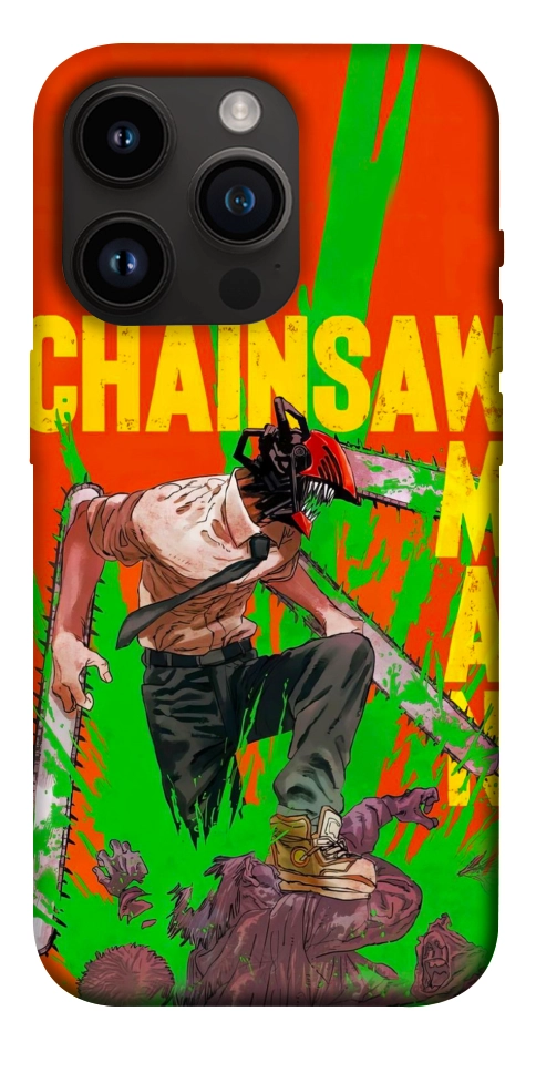 Чехол Chainsaw man для iPhone 14 Pro