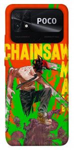 Чехол Chainsaw man для Xiaomi Poco C40