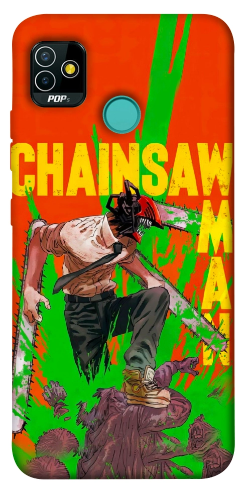 Чехол Chainsaw man для TECNO Pop 5