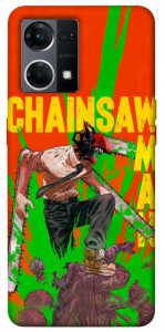 Чехол Chainsaw man для Oppo Reno 7 4G