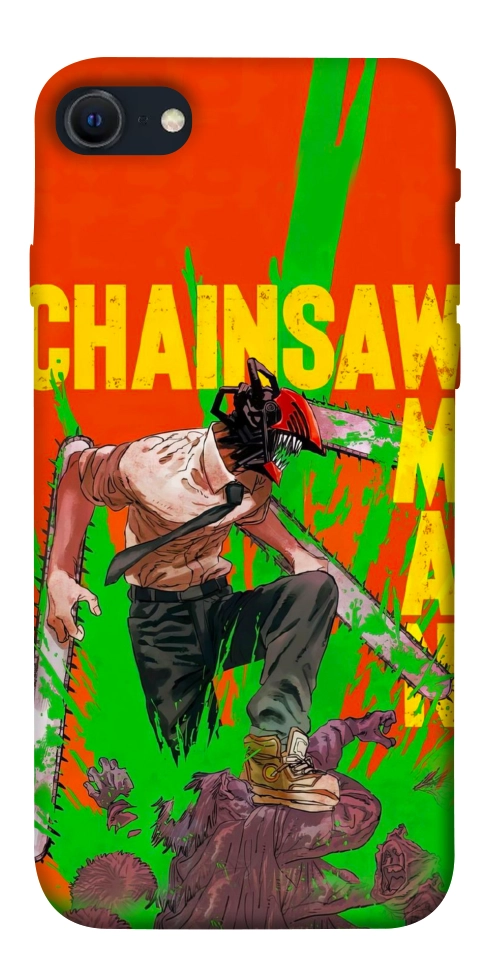 Чехол Chainsaw man для iPhone SE (2022)