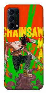 Чехол Chainsaw man для Oppo Reno 5 4G