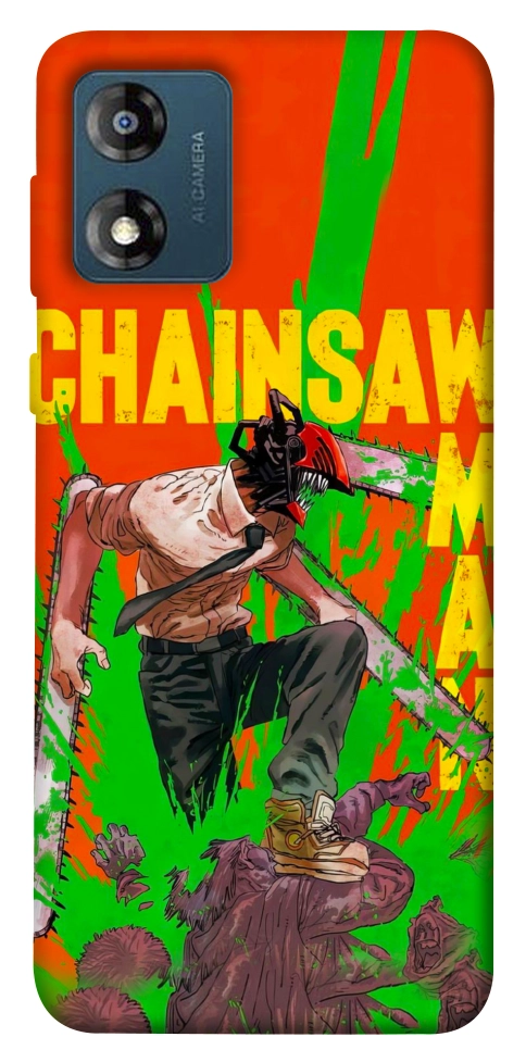 Чехол Chainsaw man для Motorola Moto E13