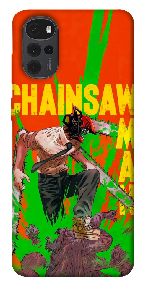 Чохол Chainsaw man для Motorola Moto G22