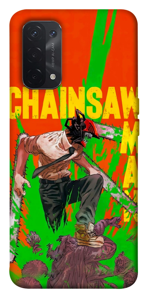 Чохол Chainsaw man для Oppo A74 5G