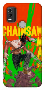 Чехол Chainsaw man для Nokia C21 Plus