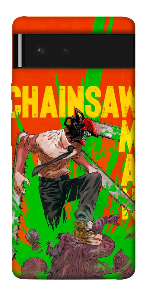 Чехол Chainsaw man для Google Pixel 6