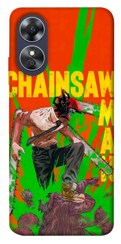 Чехол Chainsaw man для Oppo A17