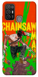 Чехол Chainsaw man для ZTE Blade A52