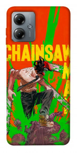 Чехол Chainsaw man для Motorola Moto G14