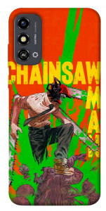Чехол Chainsaw man для ZTE Blade A53