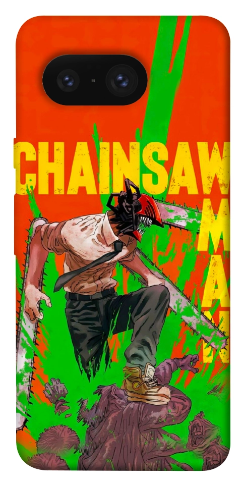 Чехол Chainsaw man для Google Pixel 8