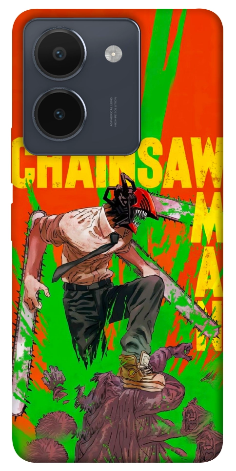 Чохол Chainsaw man для Vivo Y36