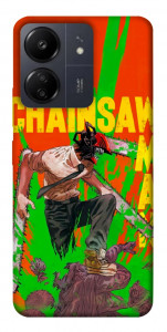 Чехол Chainsaw man для Xiaomi Redmi 13C