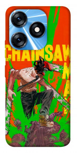 Чохол Chainsaw man для TECNO Spark 10