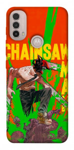 Чохол Chainsaw man для Motorola Moto E30